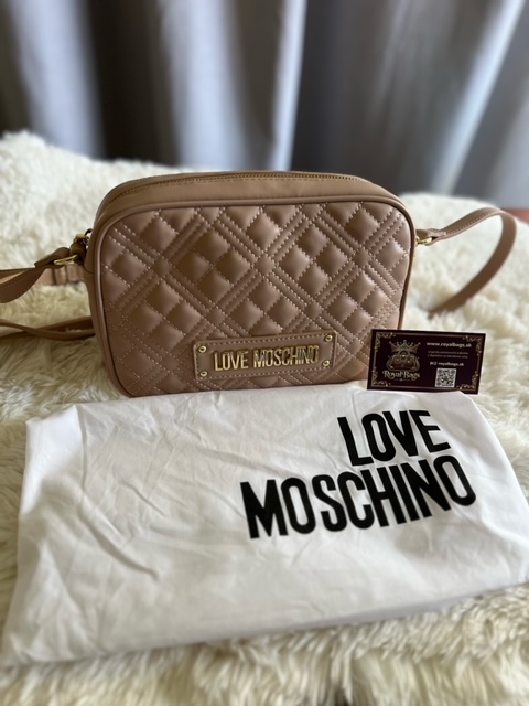 Dámska Kabelka crossbody Love Moschino small pink