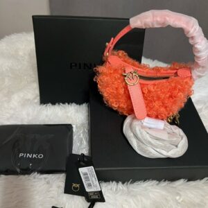 Kabelka PINKO Half Moon Micro večerná spoločenská crossbody