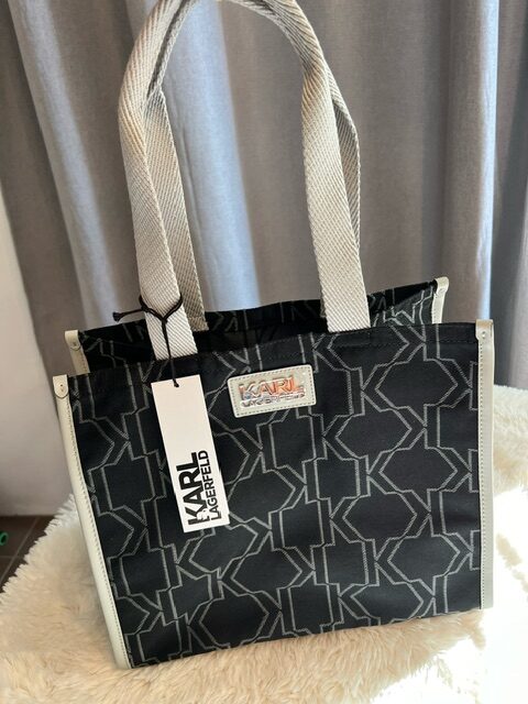 Dámska Kabelka Lagerfeld látková s shopper bag