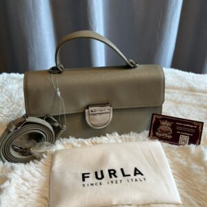 Kabelka kožená Furla TETI S Top Handle crossbody