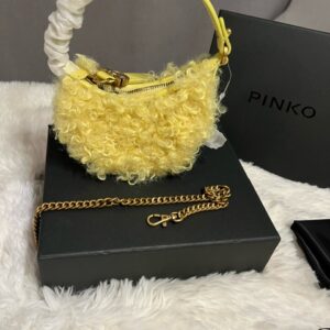 Kabelka PINKO Half Moon Micro večerná spoločenská crossbody