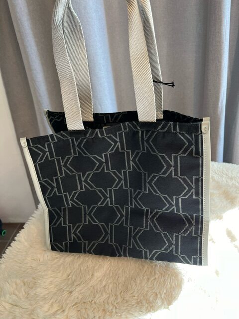 Dámska Kabelka Lagerfeld látková s shopper bag – Obrázok 2