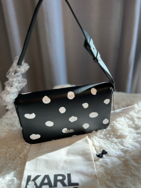 Dámska Kabelka Karl Lagerfeld dots crossbody – Obrázok 4