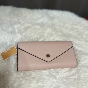 Dámska kožená peňaženka Michael Michael Kors Jet Set Travel Pink