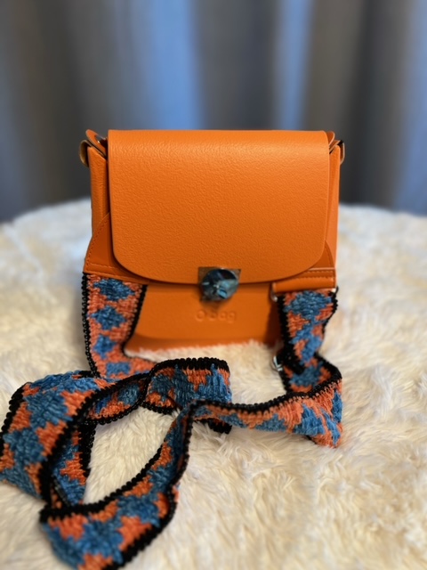 Dámska Kabelka O BAG BORSA Composta orange crossbody