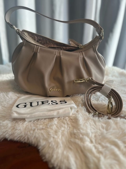 Dámska Kabelka GUESS LAETI Satchel Beige crossbody