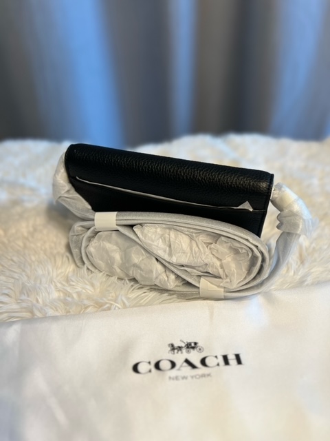 Dámska Kabelka kožená COACH FOVER crossbody – Obrázok 2