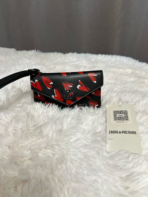 Dámska kožená peňaženka ZADIG &amp; VOLTAIRE  Small Heart