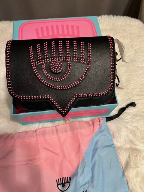 Dámska Kabelka CHIARA FERRAGNI - Range A Eyelike Bags black crossbody – Obrázok 7