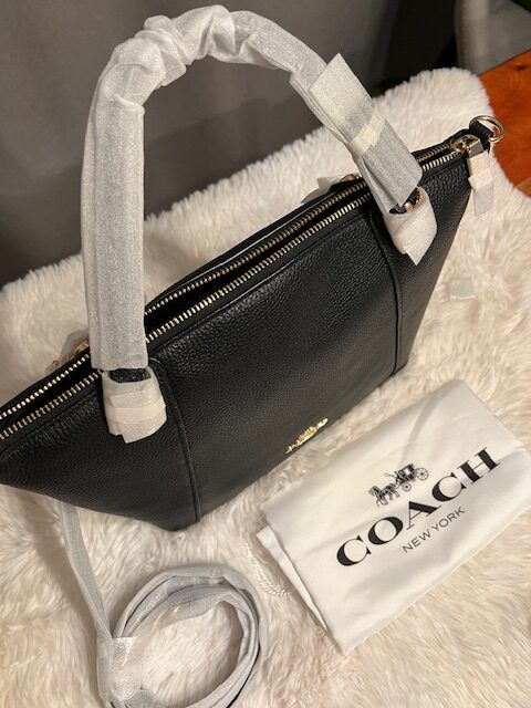 Dámska COACH kožená kabelka crossbody LTH – Obrázok 2