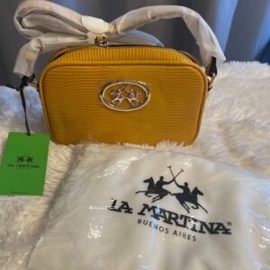 kabelka La Martina crossbody yellow