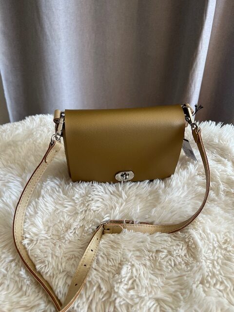 Dámska Kabelka crossbody O Bag gold