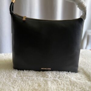 Kožená dámska kabelka Michael Kors Lexington black