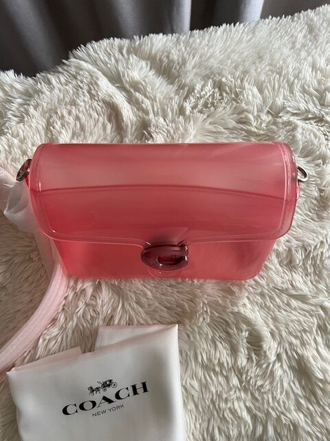 Dámska Kabelka crossbody coach pink – Obrázok 3