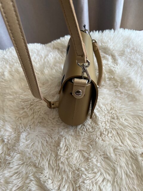 Dámska Kabelka crossbody O Bag gold – Obrázok 3