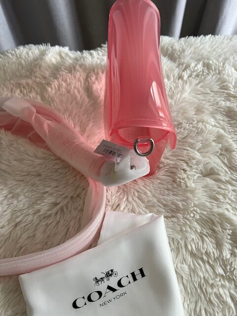 Dámska Kabelka crossbody coach pink – Obrázok 4