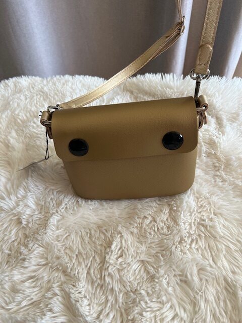 Dámska Kabelka crossbody O Bag gold – Obrázok 4