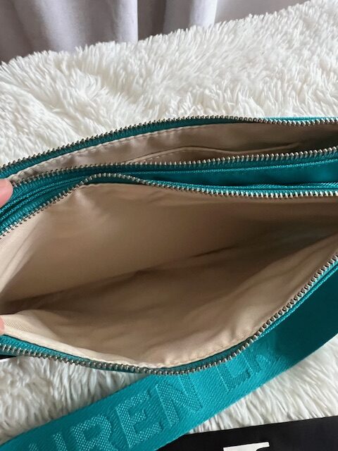 Dámska Kabelka crossbody Ralph Lauren tyrkys – Obrázok 4