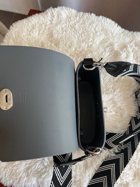 Dámska Kabelka crossbody O Bag dark grey – Obrázok 6