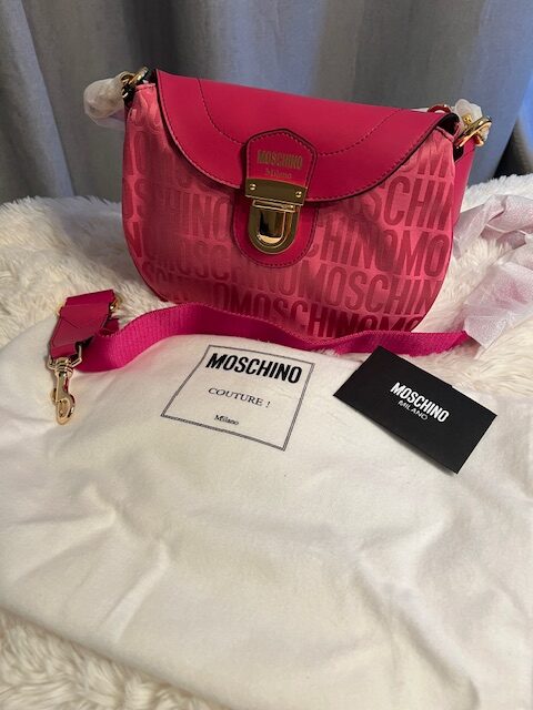 Dámska kabelka MOSCHINO pinky