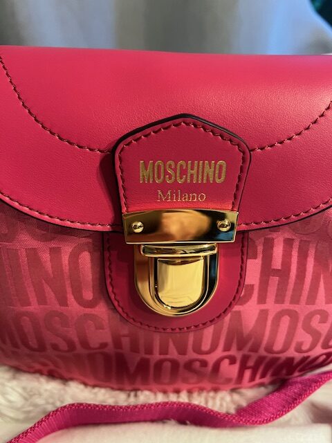 Dámska kabelka MOSCHINO pinky – Obrázok 3