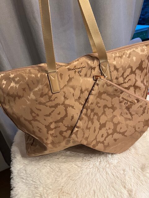 Veľká dámska kabelka Michael Kors Jet set camel – Obrázok 5