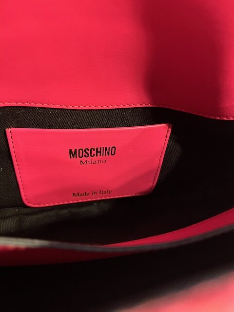 Dámska kabelka MOSCHINO pinky – Obrázok 6