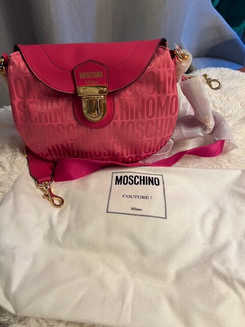 Dámska kabelka MOSCHINO pinky – Obrázok 7