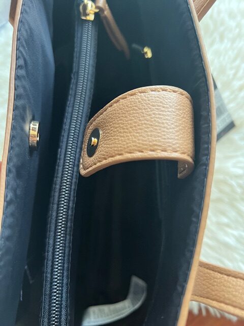 Dámska kabelka Tommy Hilfiger kinley white brown – Obrázok 4