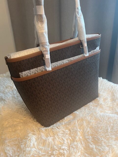Dámska kabelka Michael Kors Winston brown mono – Obrázok 5
