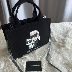 Dámska kabelka Karl Lagerfeld Ikon sketch black
