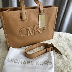Dámska kabelka Michael Kors LG Grab Brown kožená