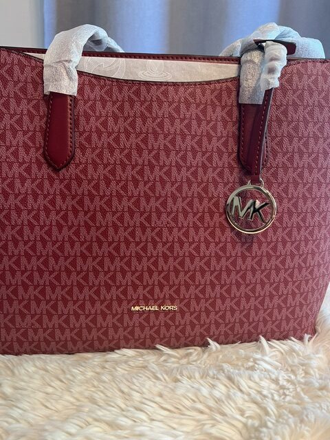 Dámska kabelka Michael Kors Arden red – Obrázok 6