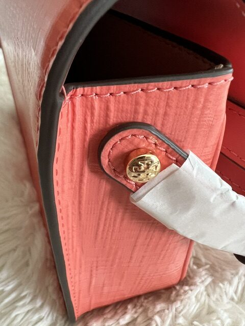 Dámska kabelka TORY BURCH Coral kožená – Obrázok 5