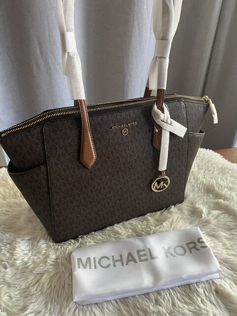 Dámska kabelka Michael Kors Marilyn Brown logo